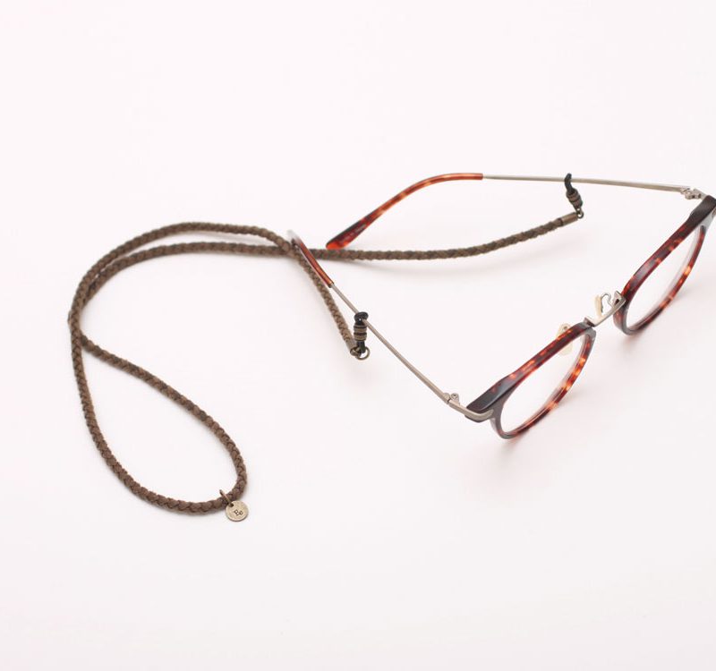 EYFE / Braid Artificial Leather Glasses Cord